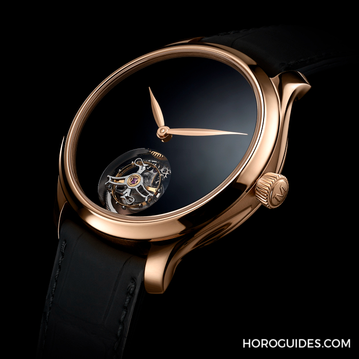 H. MOSER & CIE - ENDEAVOUR - 1804-0403 - 奪目紅金與世上最黑材質Vantablack的極致對比|亨利慕時勇創者系列Vantablack®概念錶新作