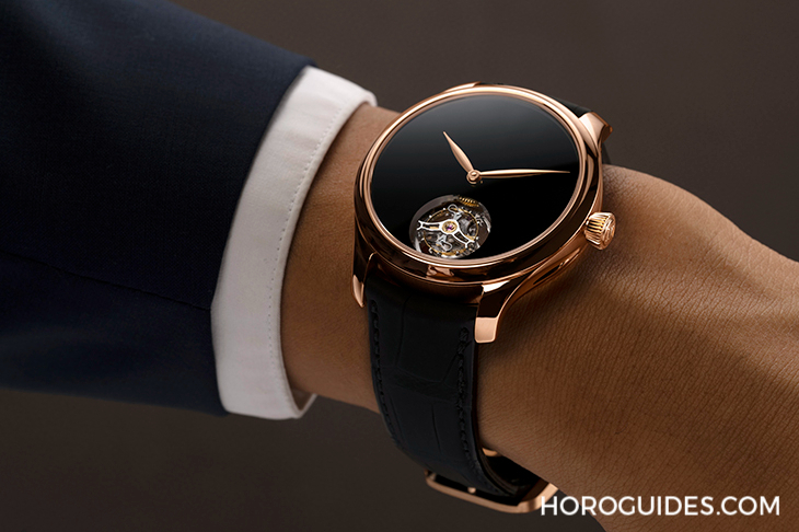 H. MOSER & CIE - ENDEAVOUR - 1804-0403 - 奪目紅金與世上最黑材質Vantablack的極致對比|亨利慕時勇創者系列Vantablack®概念錶新作