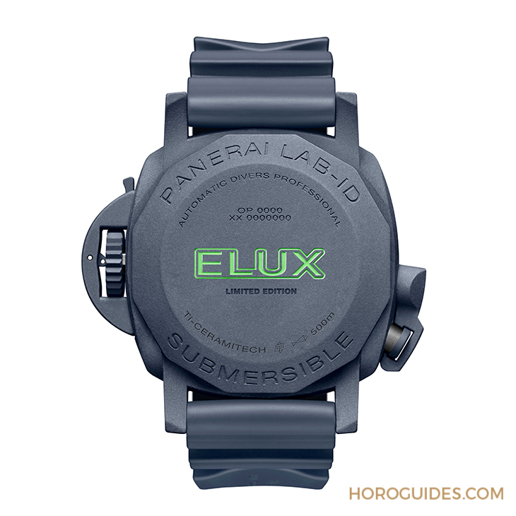 PANERAI - SUBMERSIBLE - PAM01800 - 一按即亮,機械錶夜光新境界|PANERAI全新Submersible Elux LAB-ID PAM01800腕錶