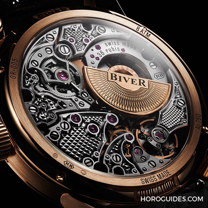 BIVER - AUTOMATIQUE - Automatique Rose Gold - Biver全新Automatique三針腕錶:高端市場再添收藏級別工藝之作