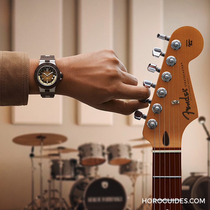 BVLGARI - BVLGARI ALUMINIUM - 104117 - BVLGARI與Fender聯手打造Aluminium GMT限量版,向經典吉他致敬