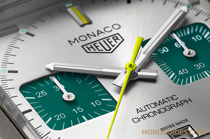 TAG HEUER - MONACO - CAW218E.FC6565 - 英國賽車綠入錶！TAG HEUER Monaco計時碼錶賽車綠鈦金屬限量版驚艷登場