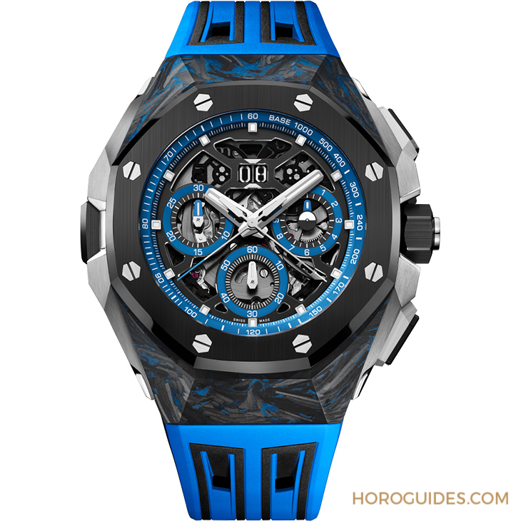 AUDEMARS PIGUET - ROYAL OAK CONCEPT - 26650FO.OO.D353CA.01 - 愛彼引領材質革新:Royal Oak Concept系列嶄新彩色鍛造碳材質腕錶
