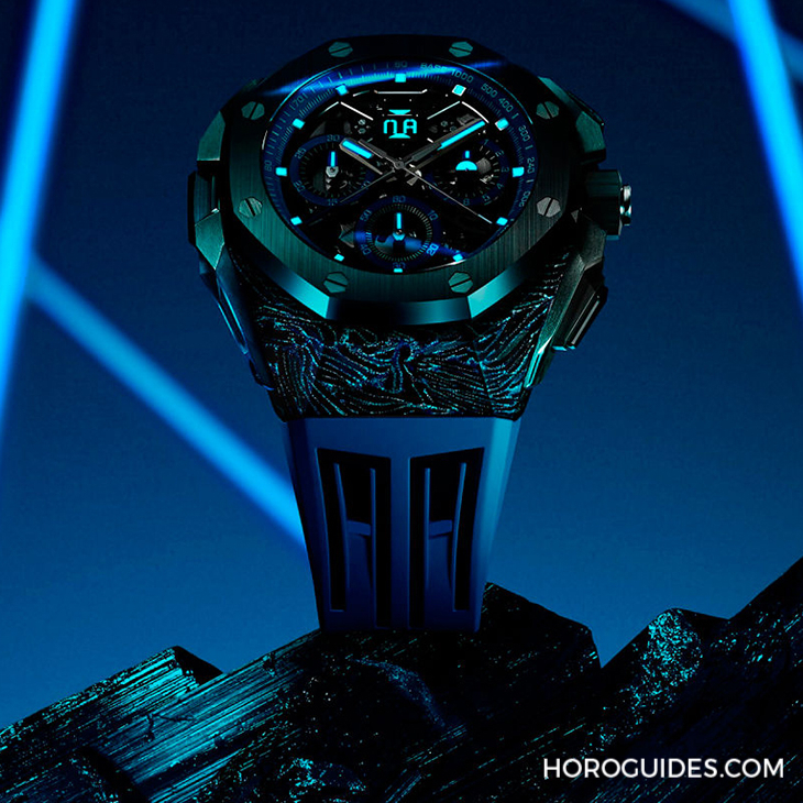 AUDEMARS PIGUET - ROYAL OAK CONCEPT - 26650FO.OO.D353CA.01 - 愛彼引領材質革新:Royal Oak Concept系列嶄新彩色鍛造碳材質腕錶