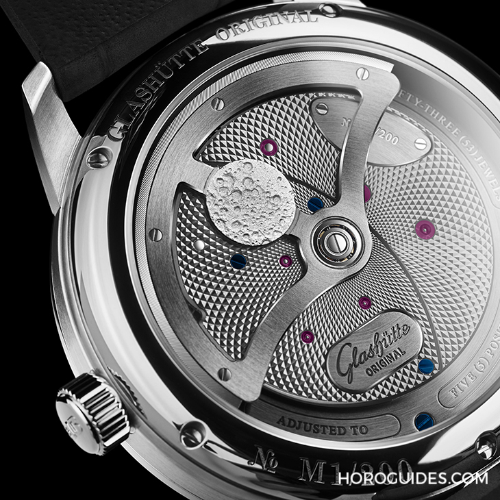 GLASHÜTTE ORIGINAL - PANO - 1-91-04-01-03-62 - Glashütte Original 全新力作,倒置機芯再現工藝之美