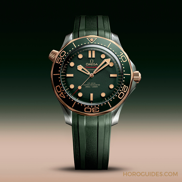 OMEGA - SEAMASTER - 210.90.42.20.10.001 - 綠金復古新作登場！OMEGA再推無日期Seamaster Diver 300M海馬300米腕錶