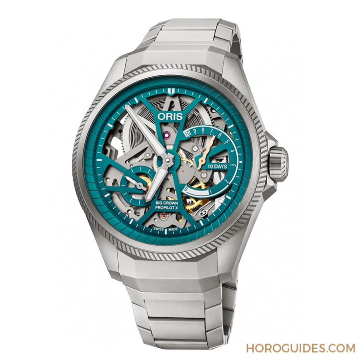 ORIS - PROPILOT - 01 115 7759 7117-Set - 蛇信指針、10日動力,Oris推出歷來首只生肖錶:ProPilot蛇年限量腕錶