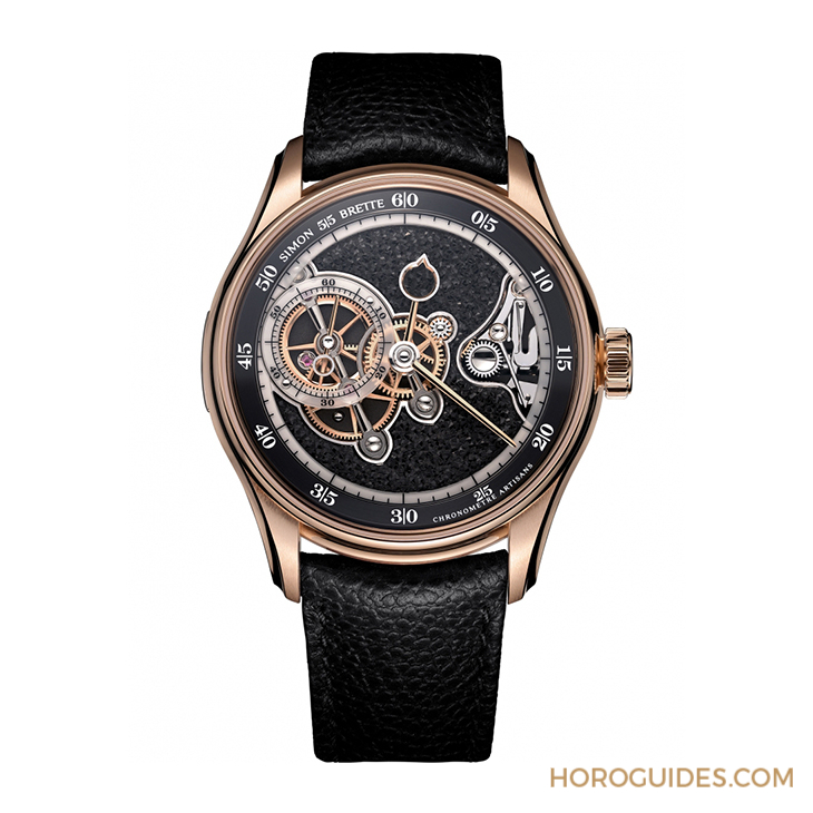 SIMON BRETTE - SIMON BRETTE - （CHRONOMÈTRE ARTISANS ROSE GOLD） - 細節進化！新銳獨立製錶師Simon Brette旋風又起，推出黑金新作Chronomètre Artisans Rose