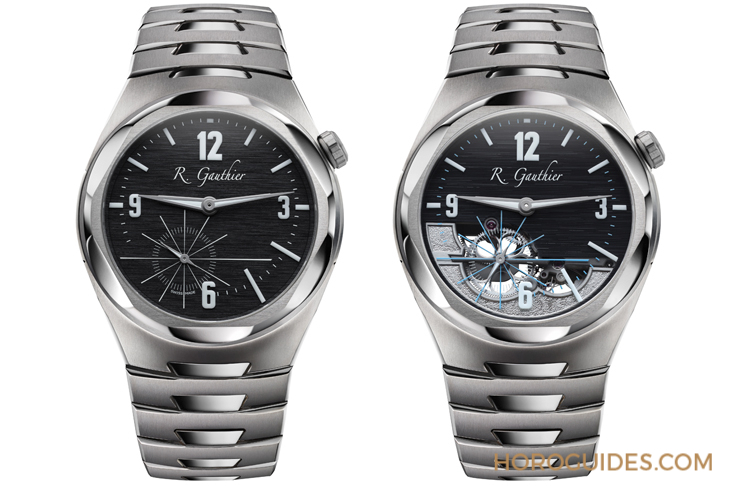 ROMAIN GAUTHIER - C by Romain Gauthier - MON00582 - 黑色面盤款全新亮相|ROMAIN GAUTHIER C by Romain Gauthier 鈦金屬鍊帶腕錶