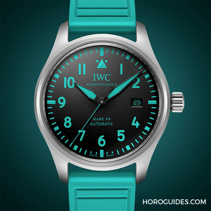 IWC - PILOT - IW328210 - 馬石油綠再入錶！IWC攜手Mercedes-AMG Petronas F1車隊再推Mark XX特別版
