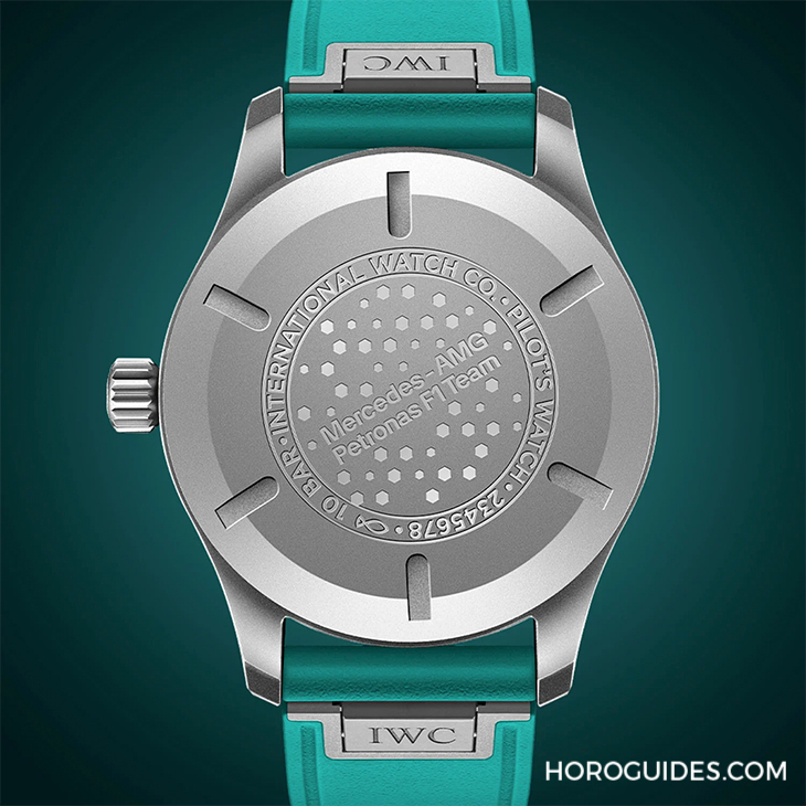 IWC - PILOT - IW328210 - 馬石油綠再入錶！IWC攜手Mercedes-AMG Petronas F1車隊再推Mark XX特別版
