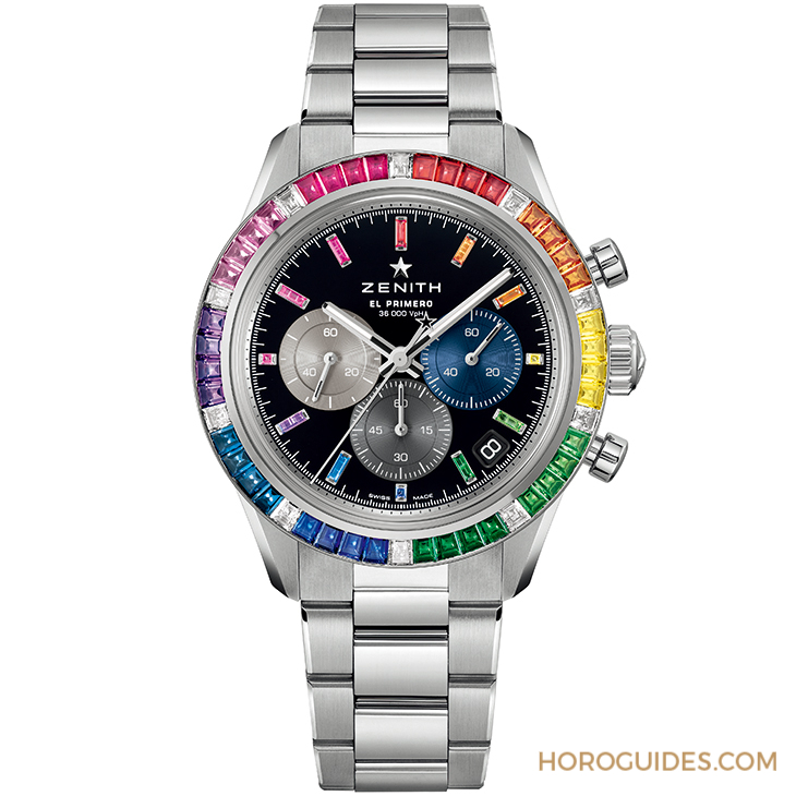 ZENITH - CHRONOMASTER - 45.3104.3600/21.M3100 - 2025 LVMH Watch Week速報:Zenith推出 Chronomaster Sport Rainbow 彩虹腕錶