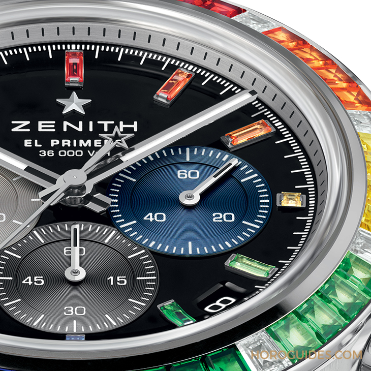ZENITH - CHRONOMASTER - 45.3104.3600/21.M3100 - 2025 LVMH Watch Week速報:Zenith推出 Chronomaster Sport Rainbow 彩虹腕錶