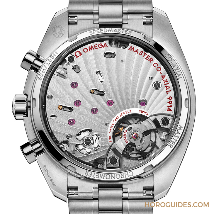 OMEGA - SPEEDMASTER - 304.30.43.52.06.001 - 隕石入錶,首見雙月上陣!OMEGA發佈全新Speedmaster南北月相隕石面腕錶