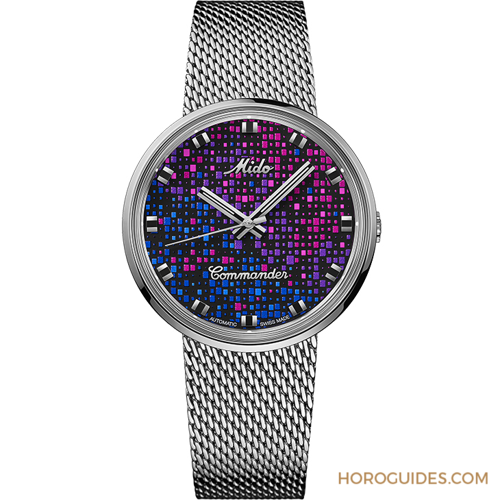 MIDO - COMMANDER - M8429.4.N7.11 - MIDO美度表Commander 1959像素錶盤:炫彩結合夜光,日夜皆精彩