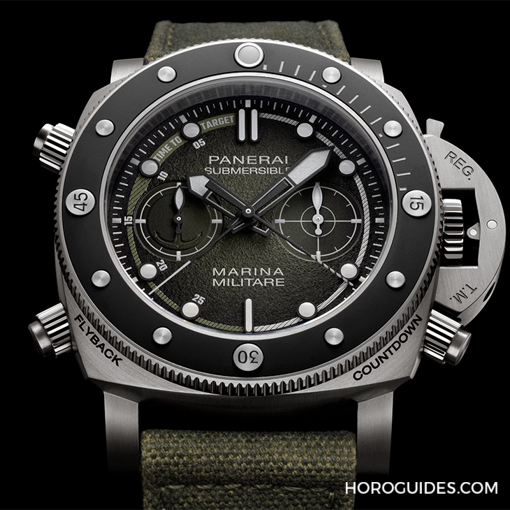 PANERAI - SUBMERSIBLE - PAM01699 - 意大利海軍航空新兵報到！PANERAI全新Submersible Chrono Marina Militare體驗版PAM01699登場
