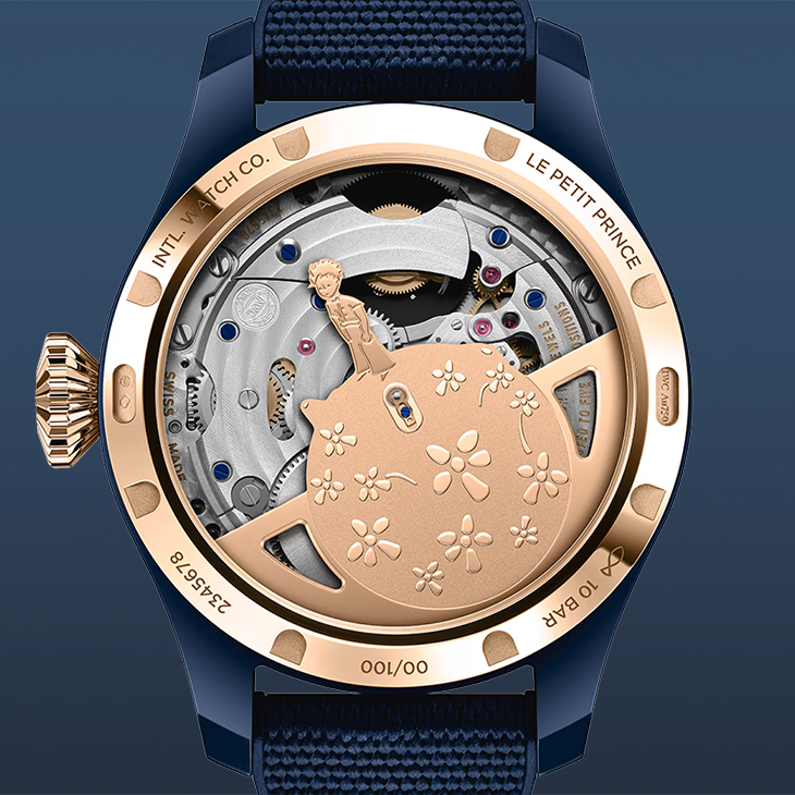 IWC - PILOT - IW504901 - 深藍陶瓷詮釋詩意經典，IWC小王子萬年曆陀飛輪腕錶IW504901限量登場