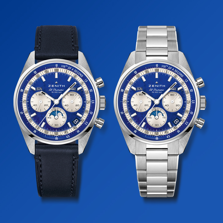 ZENITH - CHRONOMASTER - 03.3400.3610/51.C910 - 致敬160年傳承，ZENITH Chronomaster三重日曆計時碼錶青金石新款登場