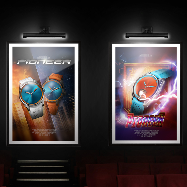 H. MOSER & CIE - PIONEER - 3201-1202 - 色彩衝擊的極限操作:H. Moser開拓者Spiced Aqua系列亮相