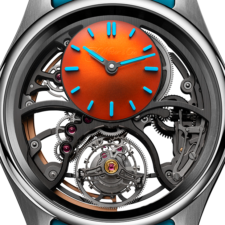 H. MOSER & CIE - PIONEER - 3201-1202 - 色彩衝擊的極限操作:H. Moser開拓者Spiced Aqua系列亮相