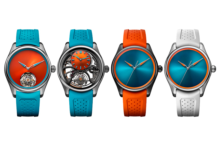 H. MOSER & CIE - PIONEER - 3201-1202 - 色彩衝擊的極限操作:H. Moser開拓者Spiced Aqua系列亮相