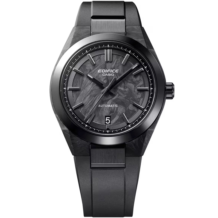 CASIO - EDIFICE - EFK-100XPB-1A - CASIO首款機械錶登場!EFK-100系列鍛造碳強勢來襲