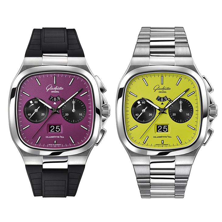 GLASHÜTTE ORIGINAL - Vintage - 1-37-02-20-02-70 - 70年代的腕間未來｜GLASHÜTTE ORIGINAL Seventies Chronograph Panorama Date限量新色登場