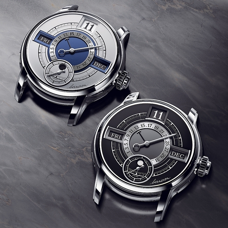 BERNERON - QUANTIEME - Quantieme Annuel silver - 從 Mirage 到年曆:獨立製錶新秀Berneron 的突破新作