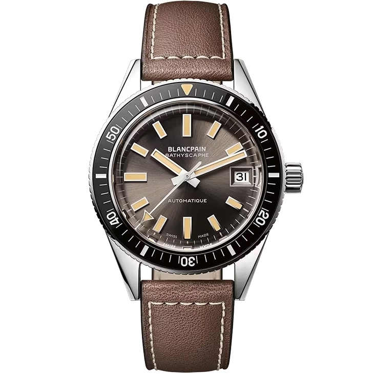 BLANCPAIN - FIFTY FATHOMS - 5903 1110 063A -  寶珀 Bathyscaphe 七十週年限量版：37.4毫米重現1968年經典比例