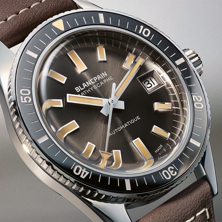 BLANCPAIN - FIFTY FATHOMS - 5903 1110 063A -  寶珀 Bathyscaphe 七十週年限量版：37.4毫米重現1968年經典比例