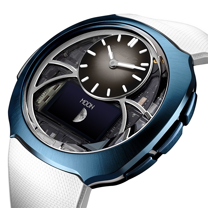 H. MOSER & CIE - STREAMLINER - 6DI0-1202 - 亨利慕時 Off-Grid：一只介於機械與數位之間的混血腕錶  