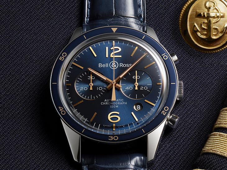 BELL & ROSS - BELL & ROSS 海軍風 「帥」性時刻