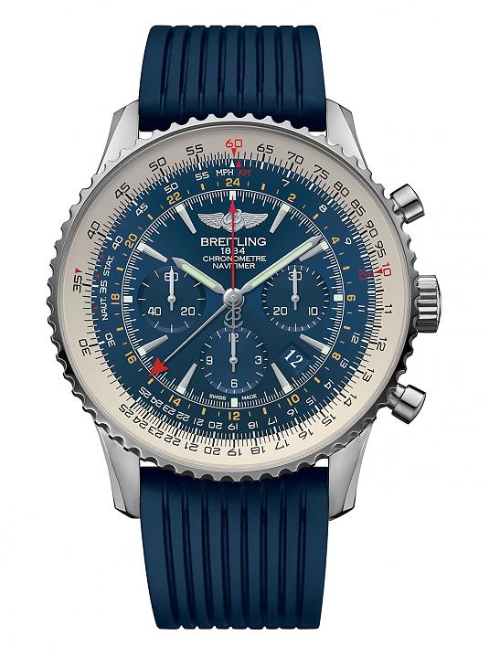 BREITLING - NAVITIMER - BREITLING Navitimer GMT 藍極光限量版