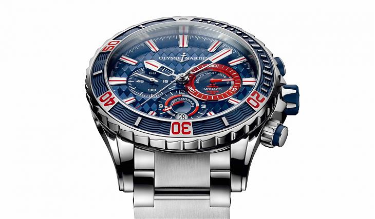 ULYSSE NARDIN - DIVER - 雅典錶 藍海中的紅色激情 摩納哥潛水計時限量腕錶