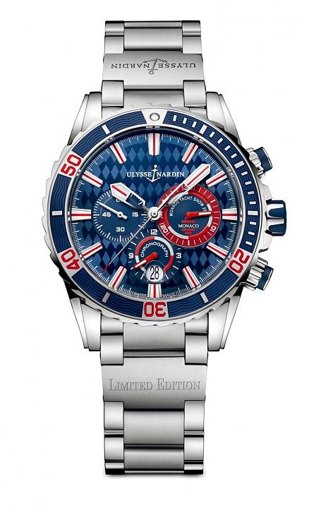 ULYSSE NARDIN - DIVER - 雅典錶 藍海中的紅色激情 摩納哥潛水計時限量腕錶
