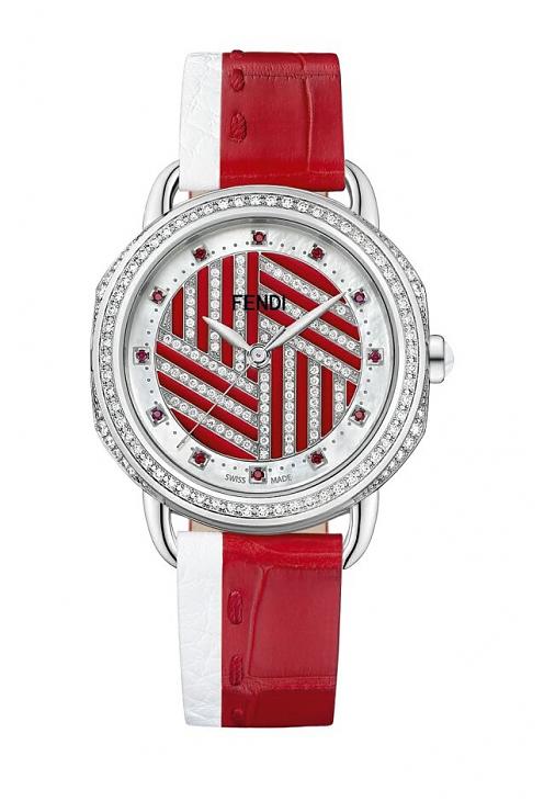 FENDI - 華麗珠寶也能告訴妳現在幾點?! FENDI Selleria限量腕錶
