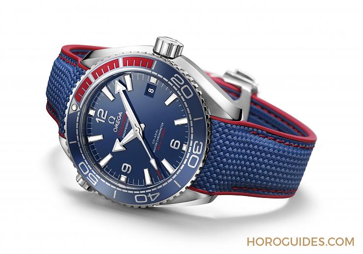 OMEGA - SEAMASTER - 522.32.44.21.03.001 - OMEGA藍面一點紅 Seamaster 2018冬奧限定款
