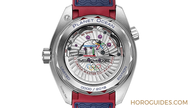OMEGA - SEAMASTER - 522.32.44.21.03.001 - OMEGA藍面一點紅 Seamaster 2018冬奧限定款