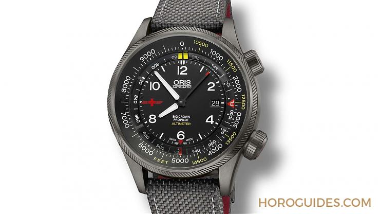 ORIS - AVIATION - 01 733 7705 4234 TS - [BASEL]空中救援靠這支 ORIS Altimeter Rega限量錶 