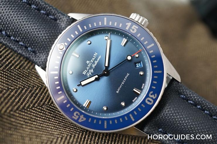 BLANCPAIN - FIFTY FATHOMS - 5000-0240-O52A - 小一點更好戴 BLANCPAIN五十噚38mm登場