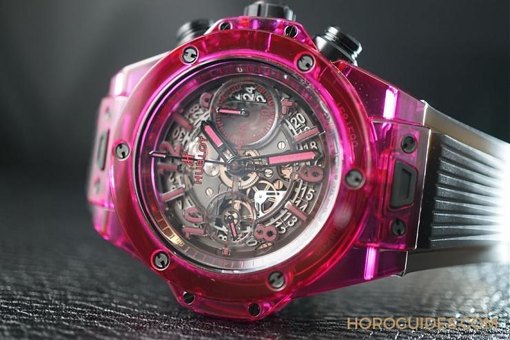 HUBLOT - 透明不夠看 宇舶給你點顏色瞧瞧Big Bang Unico Blue/Red Sapphire