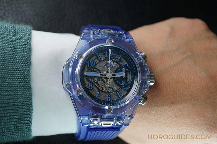 HUBLOT - 透明不夠看 宇舶給你點顏色瞧瞧Big Bang Unico Blue/Red Sapphire