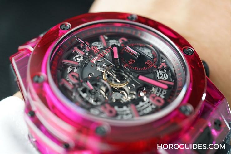 HUBLOT - 透明不夠看 宇舶給你點顏色瞧瞧Big Bang Unico Blue/Red Sapphire