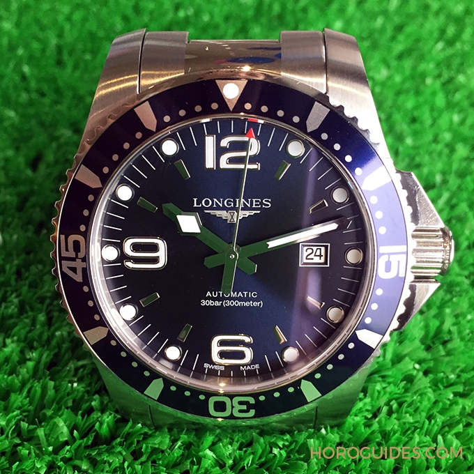 LONGINES - HYDRO CONQUEST - L3.841.4.96.6 - 加「大」你的運動感 LONGINES 深海征服者新藍面