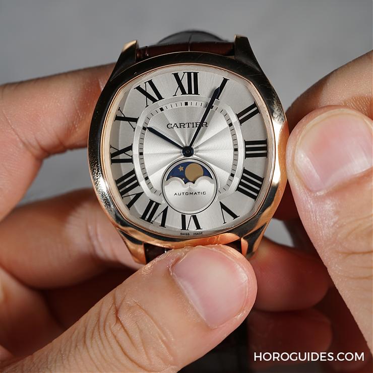 CARTIER - 雙針正裝錶的紳士進階款 卡地亞Drive de Cartier月相錶