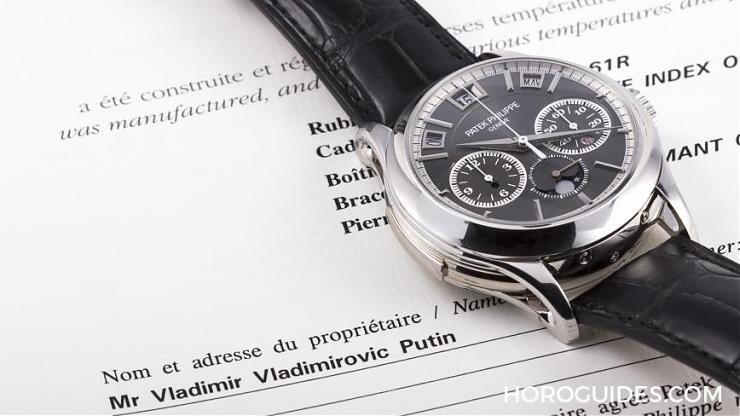 PATEK PHILIPPE - GRAND COMPLICATIONS - 5208P-001 - Vladimir Putin俄國總統的千萬PP 落槌拍出!