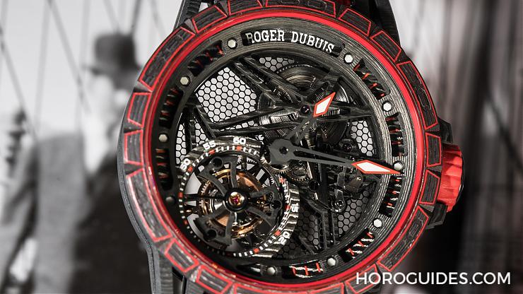 ROGER DUBUIS - EXCALIBUR - RDDBEX0572 - 戴上手你就知道他的輕盈超有份量！羅杰杜彼全碳纖維日內瓦印記Excalibur Spider Carbon 