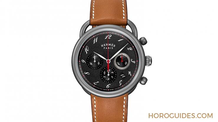 HERMES - Pre-SIHH 一反常「鈦」運動風的愛馬仕Arceau Chrono Titane