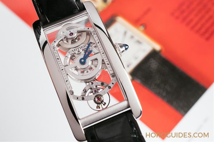 CARTIER - 坦克百年 少見鏤空款登場 CARTIER Tank Cintrée Skeleton