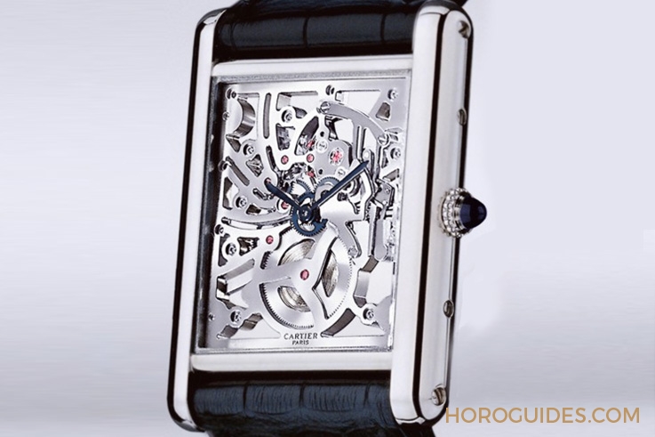 CARTIER - 坦克百年 少見鏤空款登場 CARTIER Tank Cintrée Skeleton